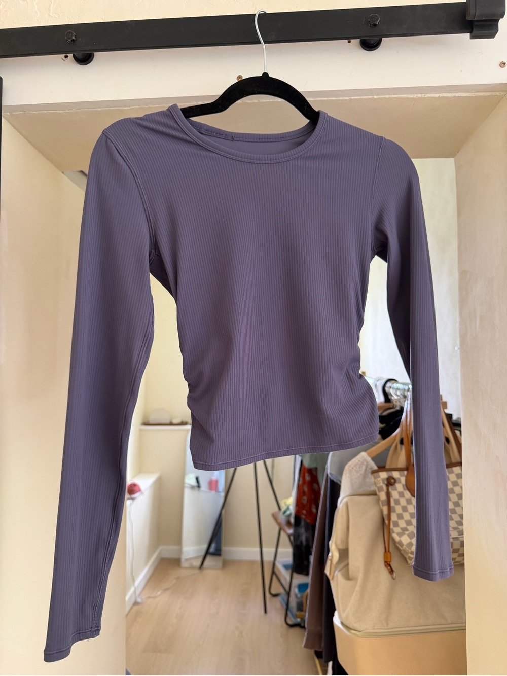 Lululemon purple Ribbed Long-Sleeve Women's Top